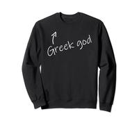 Mens Greek god Halloween Costume Funny Adult Humor Party Sweatshirt