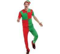 Elf Costume, Green & Red