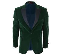 Mens Green Velvet Dinner Tuxedo Suit Jacket Blazer