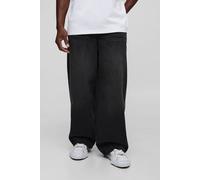 Mens Grey Baggy Rigid Jean In Charcoal, Grey 32R