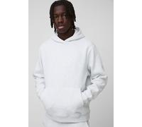 Mens Grey Basic Regular Fit Over The Head Hoodie, Grey S