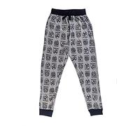 Mens Grey Harry Potter House Crest Lounge Pants All Over Print 34654 Pyjama Bottoms Size Large