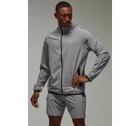 Mens Grey Man Active Pro Stretch Woven Zip Through Tracksuit, Grey XXL