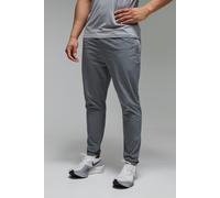 Mens Grey Man Active Stretch Woven Tapered Joggers, Grey XS