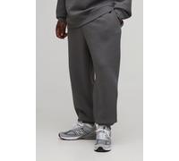 Mens Grey Plus Basic Regular Fit Jogger, Grey 5XL