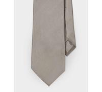 Men's Grey Seven Fold Silk Tie - Savile Row Company