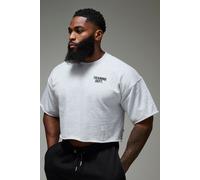 Mens Grey Training Dept Short Cropped Sleeve Sweat, Grey 2XL