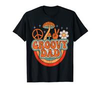 Mens Groovy Dad 70s Aesthetic Nostalgia 1970's Retro Groovy Dad T-Shirt