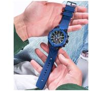 Mens Guess Formula Blue Multi Dial Day & Date 50m Skeleton Watch GW0579G3 £249