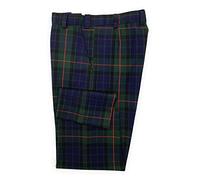 Mens Gunn All Season Traditional Tartan Trousers Comfort Stretch Fit Waistband (34W / 31L)