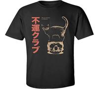 Men's Guys T Shirt Bad Luck Club Short Sleeve Men Tees Summer Fall O Neck 100% Cotton Tops Black S