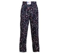 Mens Gym Baggies Baggy Trousers Training Sports Tracksuit Bottoms Jogging Casual Trouser Pants Paint Brush Style (4X-Large, Navy)