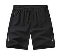 Mens Gym Shorts Work Walking Smart Athletic with Phone Pocket Lightweight Running Training Men Zip Pockets Rugby High Waist Men's Inner Liner No Chafing 5 Inch Golf