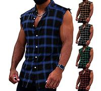 Mens Gym Tank Top Vest - Muscle Fit Sleeveless Shirt