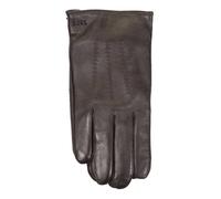 Mens Hainz Leather Gloves Medium Brown, Size 10