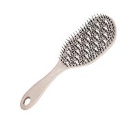 Men's Hair Brush - Mini Travel Brush | Paddle Brush with Hair Massager, Washable Cap for Hair, Hair Styling and Hair Cleaning for Travel Hotel Home University