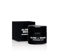 Mens Hair Clay Matte Finish Natural Hold - Abyssinian & Hazelnut Oil Styling Clay for Men, Cedar & Sandalwood Scent, Made in UK by Oliver J. Woods (50g)
