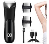 Men's Hair Clipper | Precision Beard Shaper, Rechargeable for Men with Display for Head, Face, Body and Intimate Area