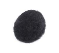 Mens Hair Human Hair Fine Mono and NPU Round Base Man Unit 8" x10" Afro Curly Men Toupee Daily wigs