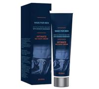 Mens Hair Removal Cream - Fast Acting Remover for Smooth, Gentle with Soothing Formula, Ideal for Intimate Parts, Legs, Arms, Chest, Shoulders, Underarms, Sensitive Skin, Swimmers, Athletes