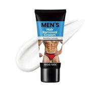 Mens Hair Removal Cream,Fast-Acting Remover Male Lotion,Moisturizing Natural Hair Remover Cream | for Body Underarms, Face, Pubic, Legs, Back, Chest, Mane, Beard, Home, Travel