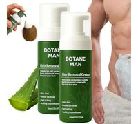 Men's Hair Removal Cream: Fast and Gentle, Natural Aloe Vera Formula Moisturizing and Nourishing, Leaving Skin Smooth and Soft. Suitable for Face, Body, and Intimate Areas.