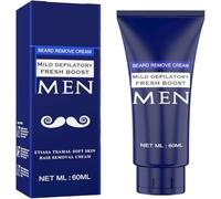 Mens Hair Removal Cream, Men Permanent Hair Beard Removal Creams,for Arms, Back, Face, and Sensitive Skin,60ml