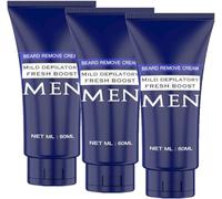 Mens Hair Removal Cream, Men Permanent Hair Beard Removal Creams,for Arms, Back, Face, and Sensitive Skin,60ml