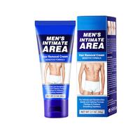 Mens Hair Removal Cream, Painless Intimate Hair Removal for Sensitive Skin