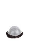 Men's Hair Replacement Systems 0.03mm Ultra Thin Skin Toupee Human Hair Male Capillary Prosthesis Soft V-Looped PU Base Hair System Naturale Hairline Indian Remy Men's Hair Piece Men's Toupees(Off Bla