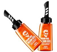 Men's Hair Styling Comb 2pcs 100ml Pe Orange Clipper Comb