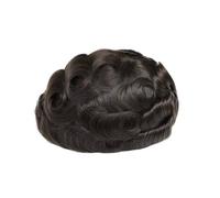 Mens Hair Toupee for Men with Real Human Hair, Wave Pieces Replacement for System Daily wigs