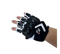 Mens Half Finger Tactical Gloves Breathable Non Slip Palm Protective Fingerless Gloves Adjustable Wrist Strap for Cycling Motorcycling Climbing Training Sports