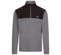Trespass Men's Fleece Jacket Curtiston - 1/2 Zip Neck, Contrast Panels & Neck Tape, Soft 100% Polyester, Warm Lightweight Breathable, Zip Chest Pocket
