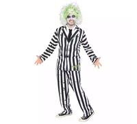 Mens Halloween Beetlejuice Costume XLarge