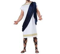 Mens Halloween Costume Gr ladiator Toga King Party Outfit