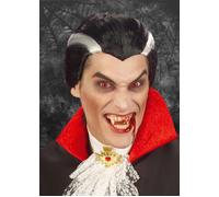 Mens Halloween Count Dracula Gothic Horror Fancy Dress Cosplay Wig
