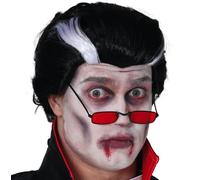 Mens Halloween Dracula Fancy Dress Wig Men's Vampire Wig Vamp Hair New fg