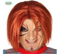 Fiestas Guirca Adult Killer Doll Wig Chucky Child's Play Halloween Wig in a Box