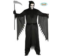 Mens Halloween Knife Assassin Fancy Dress Costume Screamer type Outfit fg