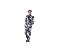 Men's Halloween Stand Out Zombie Suit - suit zombie halloween fancy dress mens costume stand out smiffys large