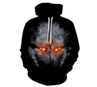 Mens Halloween Sweatshirts Bat Print Long Sleeve Retro Contrast Hoodie Lightweight Sweatshirt Trendy Autumn Jumpers Cozy Sweater Loungewear Festive Celebration Top Grey