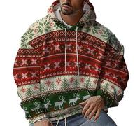 Mens Halloween Sweatshirts Bat Print Long Sleeve Retro Contrast Hoodie With Pocket Design Casual Stylish Pullover Cotton Linen Blend Festive Celebration Top Dark Green