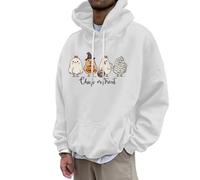 Mens Halloween Sweatshirts Skeleton Pullover Sweatshirt Spooky Horror Knit Stretchy Comfortable Trendy Autumn Jumpers Cozy Sweater Loungewear Casual Daily Wear White