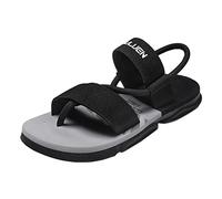 Men's Hallux Valgus Slippers, Summer Sandals with Non-Slip Sole and Adjustable Cross Strap to Support the Foot Arch and Correction of Bunions, False Flip Flops, Sports Sandals, gray, 7 UK