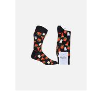 Men's Hamburger & Fries Socks, Black/multi