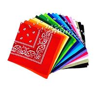 Men's Handkerchiefs Paisley Double 18PCS Sided Set Multi Colored Head Cowboy Bandanas Scarf Bandana Handkerchief No Ugly Crying Handkerchief Set