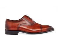 Men's Handmade Brown Black Leather Oxford Brogue Classic Formal Lace Up Shoes [JC1133-10-BROWN-43EU,9UK]