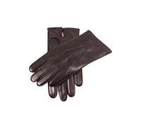 Men's Handsewn Three-Point Cashmere-Lined Shorter-Finger Leather Gloves - BROWN / 8