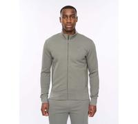 Mens 'HANNINGS' Zip Through Sweatshirt & Jogger Tracksuit Set - Olive